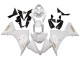 2012-2014 Yamaha YZF 1000 R1 Motorcycle Fairings - White Gold Decals