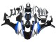2015-2019 Yamaha YZF 1000 R1 Motorcycle Fairings - Silver Blue Glossy Black