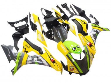 Cheap 2015-2019 Yamaha YZF 1000 R1 Motorcycle Fairings - Yellow Green Shark