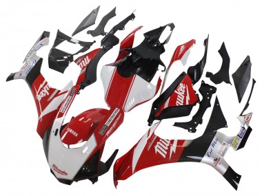 Cheap 2015-2019 Yamaha YZF 1000 R1 Motorcycle Fairing - White Red Black Milwaukee