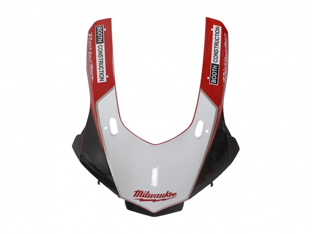 2015-2019 Yamaha YZF 1000 R1 Motorcycle Fairing - White Red Black Milwaukee