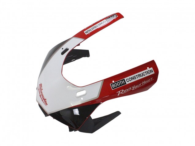 2015-2019 Yamaha YZF 1000 R1 Motorcycle Fairing - White Red Black Milwaukee