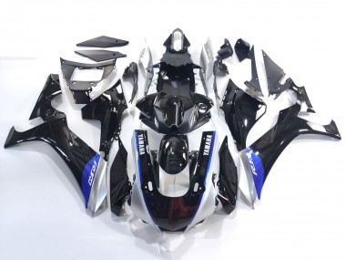 Cheap 2020-2025 Yamaha YZF 1000 R1 Motorcycle Fairings - Glossy Black Silver Blue