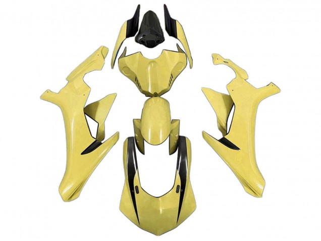 2020-2025 Yamaha YZF 1000 R1 Motorcycle Fairings - Yellow Glossy Black