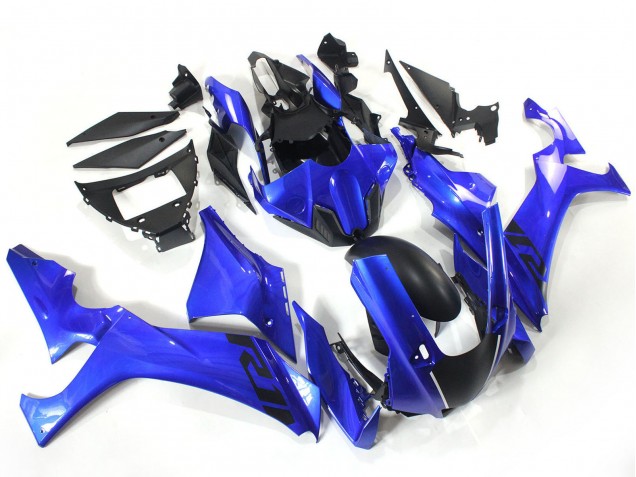 2020-2025 Yamaha YZF 1000 R1 Motorcycle Fairings - Blue Matte Black