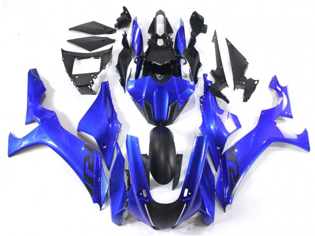 2020-2025 Yamaha YZF 1000 R1 Motorcycle Fairings - Blue Matte Black