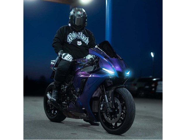 2020-2025 Yamaha YZF 1000 R1 Motorcycle Fairings - Gradient Blue Purple
