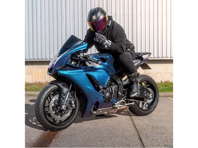 2020-2025 Yamaha YZF 1000 R1 Motorcycle Fairings - Gradient Blue Purple