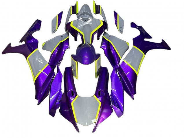 2020-2025 Yamaha YZF 1000 R1 Motorcycle Fairings - Yellow Grey Purple