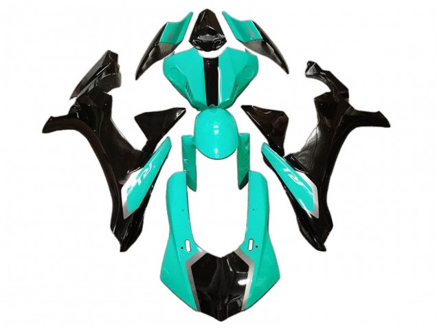 2020-2025 Yamaha YZF 1000 R1 Motorcycle Fairings - Light Green Glossy Black