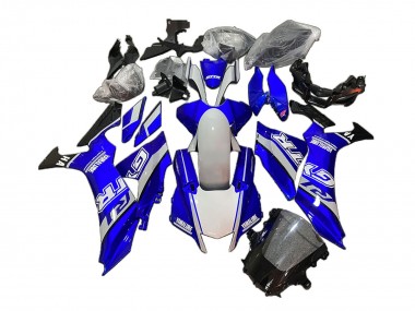 Cheap 2020-2025 Yamaha YZF 1000 R1 Motorcycle Fairings - White Blue Glossy Black GYTR Yamalube