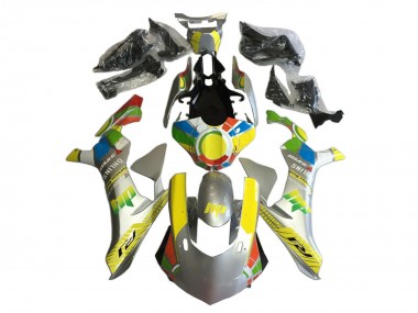 Cheap 2020-2025 Yamaha YZF 1000 R1 Motorcycle Fairings - Silver Yellow Red Blue Ohlins
