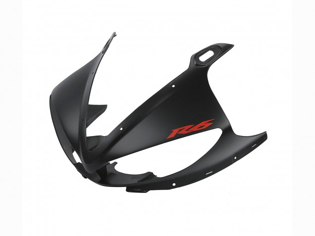 2006-2009 Yamaha YZF R6S Motorcycle Fairings - Matte Black