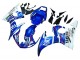 2006-2009 Yamaha YZF R6S Motorcycle Fairings - White Blue Fiat Motul Kastinee