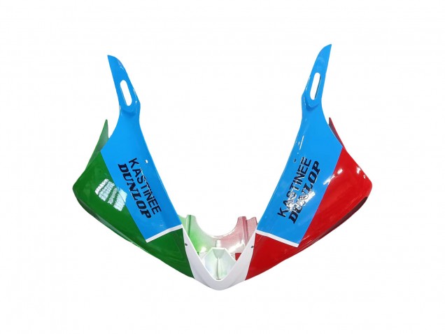 2006-2009 Yamaha YZF R6S Motorcycle Fairings - White Blue Green Red Kastinee Dunlop Motul