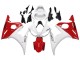 2006-2009 Yamaha YZF R6S Motorcycle Fairings - White Red