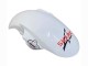 2006-2009 Yamaha YZF R6S Motorcycle Fairings - White with Dark Black Flame