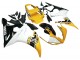 2006-2009 Yamaha YZF R6S Motorcycle Fairings - Yellow White Glossy Black