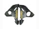 2003-2004 Yamaha YZF R6 Motorcycle Fairings - Matte Grey Matte Black Gold Decals