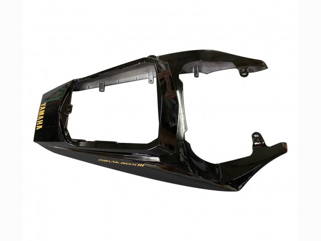 2006-2009 Yamaha YZF R6S Motorcycle Fairings - Glossy Black Matte Black Gold Decals
