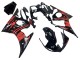2006-2009 Yamaha YZF R6S Motorcycle Fairing - Glossy Black Red