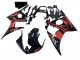 2006-2009 Yamaha YZF R6S Motorcycle Fairing - Glossy Black Red