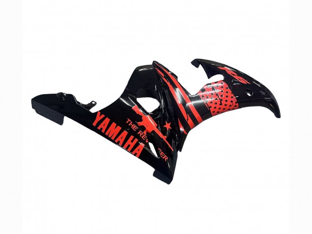 2006-2009 Yamaha YZF R6S Motorcycle Fairing - Glossy Black Red