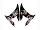 2006-2009 Yamaha YZF R6S Motorcycle Fairings - Glossy Black Red White Lucky Strike Motul