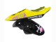 2003-2004 Yamaha YZF R6 Motorcycle Fairings - Yellow Pink Glossy Black Rossi Repsol 46