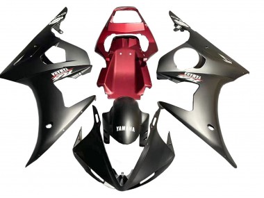 Cheap 2006-2009 Yamaha YZF R6S Motorcycle Fairing - Red Matte Black