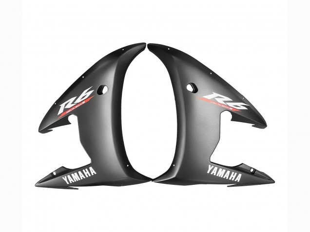 2006-2009 Yamaha YZF R6S Motorcycle Fairings - Black Red