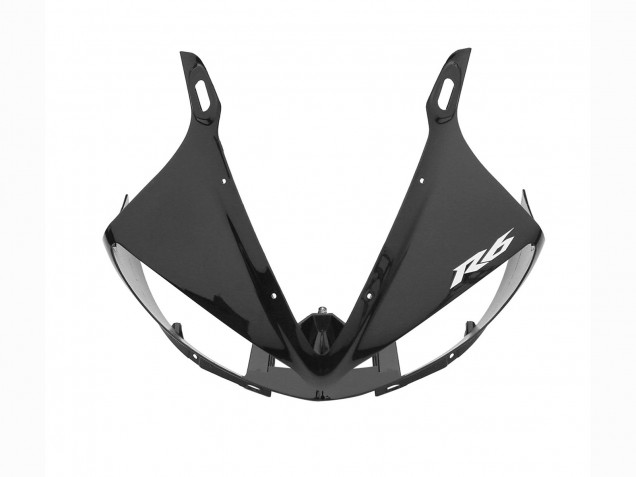 2006-2009 Yamaha YZF R6S Motorcycle Fairings - Glossy Black Matte Black