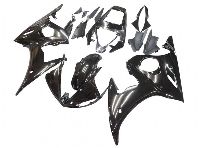 2006-2009 Yamaha YZF R6S Motorcycle Fairings - Glossy Black
