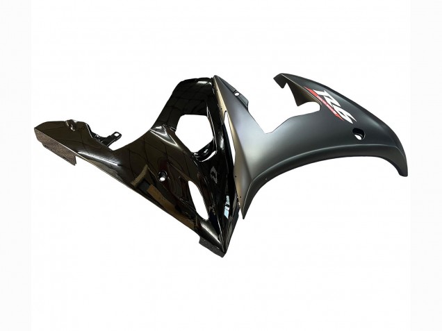 2006-2009 Yamaha YZF R6S Motorcycle Fairings - Glossy Black Matte Black Gold Chameleon
