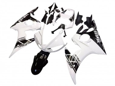 Cheap 2005 Yamaha YZF 600 R6 Motorcycle Fairings - White Black