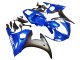 2005 Yamaha YZF 600 R6 Motorcycle Fairings - Blue Matte Black