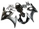 2005 Yamaha YZF 600 R6 Motorcycle Fairings - Glossy Black Matte Black Gold
