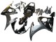 2005 Yamaha YZF 600 R6 Motorcycle Fairings - Glossy Black Matte Black Gold