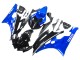 2006-2007 Yamaha YZF 600 R6 Motorcycle Fairings - Blue Glossy Black