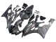 2006-2007 Yamaha YZF 600 R6 Motorcycle Fairings - Matte Black Silver Flame