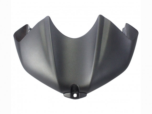 2006-2007 Yamaha YZF 600 R6 Motorcycle Fairings - Matte Black Silver Flame