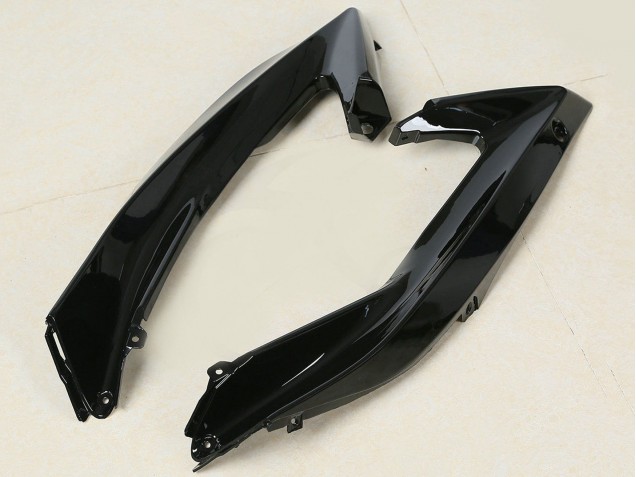 2006-2007 Yamaha YZF 600 R6 Motorcycle Fairings - Glossy Black Matte Black White Motul Michelin