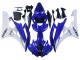 2006-2007 Yamaha YZF 600 R6 Motorcycle Fairings - White Blue Black