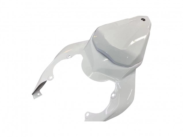 2006-2007 Yamaha YZF 600 R6 Motorcycle Fairings - White Matte Black