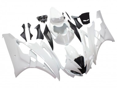 Cheap 2006-2007 Yamaha YZF 600 R6 Motorcycle Fairings - White