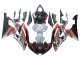 2008-2016 Yamaha YZF 600 R6 Motorcycle Fairings - Silver Black Red Shark 4