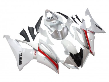 Cheap 2008-2016 Yamaha YZF 600 R6 Motorcycle Fairings - White Red