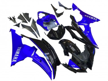 Cheap 2008-2016 Yamaha YZF 600 R6 Motorcycle Fairings - Blue Glossy Black