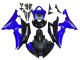 2008-2016 Yamaha YZF 600 R6 Motorcycle Fairings - Blue Glossy Black