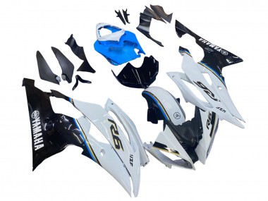 Cheap 2008-2016 Yamaha YZF 600 R6 Motorcycle Fairing - White Blue Glossy Black